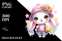 Dramatic Pose Rabbit PNG Product Image 2