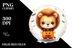 Cute Baby Lion Halloween PNG Product Image 2