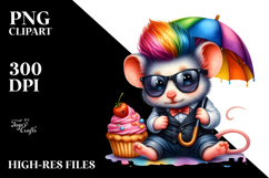 Playing Baby Mouse, Revolted PNG Product Image 2