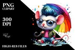 Playing Baby Mouse, Revolted PNG Product Image 2