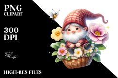 Floating Primrose Gnome PNG Product Image 2