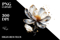 Shiny -Like Magnolia | Watercolor Clipart Product Image 2