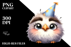 Quirky Bird with Sunglasses PNG Product Image 2