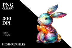 Colorful Bunny Made of Title Product Image 2