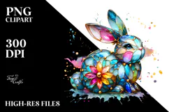 Colorful Bunny Made of Title Product Image 2