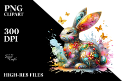 Colorful Bunny Made of Title Product Image 2