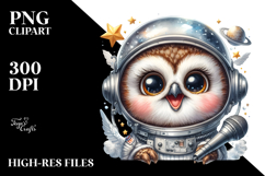 Cute Baby Owl PNG Product Image 2