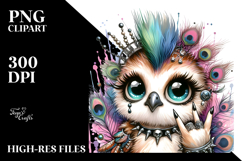 Cute Baby Peacock PNG Product Image 2