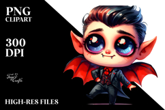 Funny Dancing Vampire in Style PNG Product Image 2