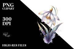 Watercolor Snowdrop | Clipart Product Image 3