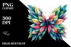 Abstract Butterfly PNG Product Image 1