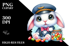 Goofy Baby Bunny PNG Product Image 2