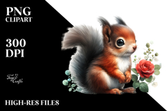 Digital Baby Squirrel PNG Product Image 2