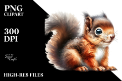 Digital Baby Squirrel PNG Product Image 2