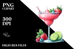 Watercolor Daiquiri | Sublimation Clipart Product Image 3