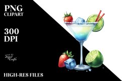 Watercolor Daiquiri | Sublimation Clipart Product Image 3