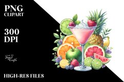 Watercolor Daiquiri | Sublimation Clipart Product Image 3