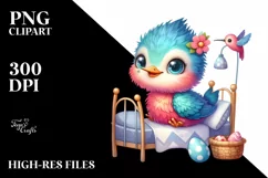 Colorful Hummingbird | Baby Children Bed Product Image 1