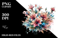 Pastel Stained Azalea | Clipart Product Image 1