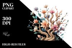 Pastel Stained Azalea | Clipart Product Image 1