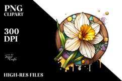 Stained Narcissus | Sublimation | Clipart Product Image 2
