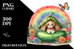 Colorful Dog House Illustration | Clipart Product Image 2