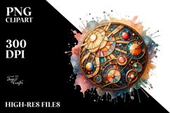 Stained Cosmos | Sublimation | Clipart Product Image 1