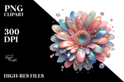 Pastel Shiny Gerbera, 20 oz Tumbler Product Image 2