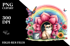 Colorful Cat House Illustration | Clipart Product Image 2