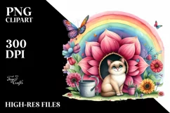 Colorful Cat House Illustration | Clipart Product Image 3