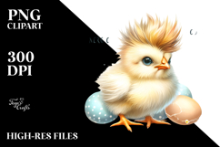 Cute Energetic Chicken PNG Product Image 2
