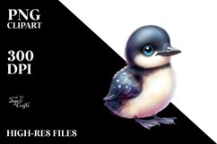 Colorful Baby Brunnich's Guillemots with Stars and Clouds | Product Image 1