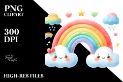 Cute Rainbow PNG Product Image 2