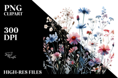 Wildflower Silhouettes PNG Product Image 2