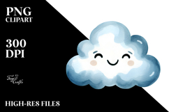 Simple Whimsical Cloud PNG Product Image 2