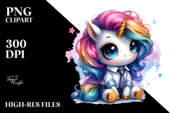 Cute Unicorn Vibrant Drawing Title Product Image 2