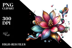 Vibrant Magnolia Made of PNG Product Image 2
