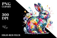 Diamonds Bunny PNG Product Image 2