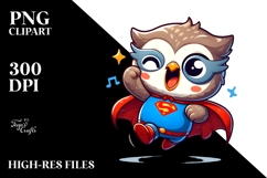 Ridiculously Cute Owl, Transparent PNG Product Image 2