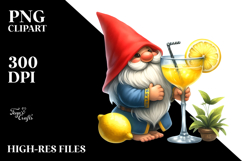 Whimsical Gnome with Lemon Cocktail Product Image 2