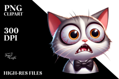 Exaggerated Cartoon Mouse with Flower Crown PNG Product Image 2