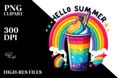 &#039;Hello Summer&#039; Frozen Drink, PNG Product Image 2