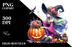 Halloween Witch Pumpin | Clipart Product Image 1