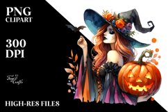 Halloween Witch Pumpin | Clipart Product Image 1