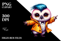 Dancing Owl Raincoat PNG Product Image 2