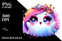 Glam Ghost, Colorful PNG Product Image 2