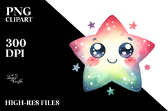 Whimsical Smiling Star PNG Product Image 2