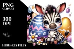 Cute Baby Zebra PNG Product Image 2