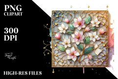 Stained Jasmine Diamond Frame Product Image 2