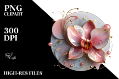 Abstract Orchid, PNG Product Image 2